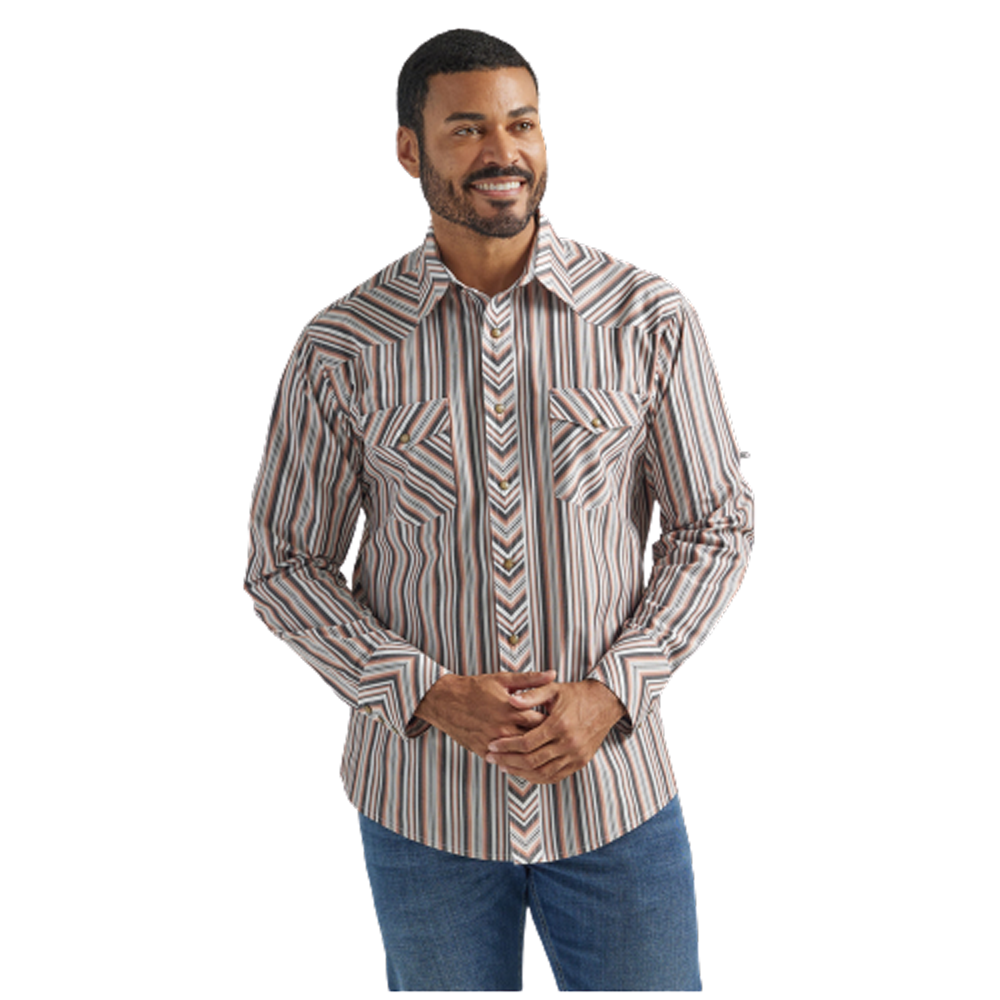 Wrangler Mens Long Sleeve Logo Shirt - 112327779