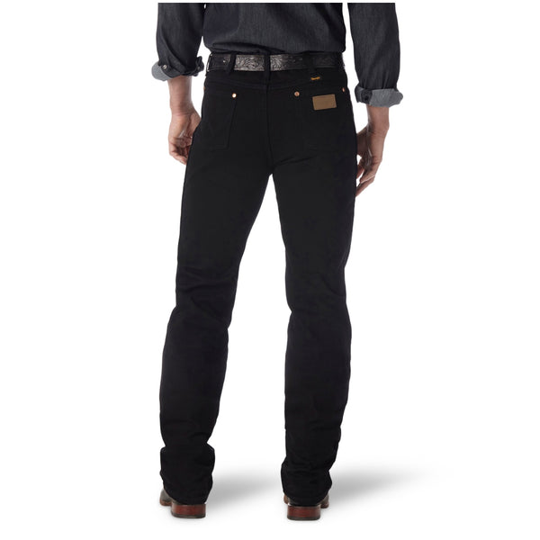 0936WBK Wrangler Men's Cowboy Cut Slim Fit Jeans - Shadow Black