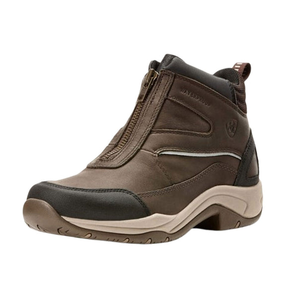 10027336 Ariat Women's Telluride Zip H2O Waterproof- Dark Brown