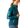 10046689 Ariat Womens Team Softshell Jacket - Reflecting Pond