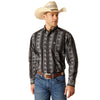 10051460 Ariat Men's Jared Classic Fit Long Sleeve Buttondown Shirt - Black