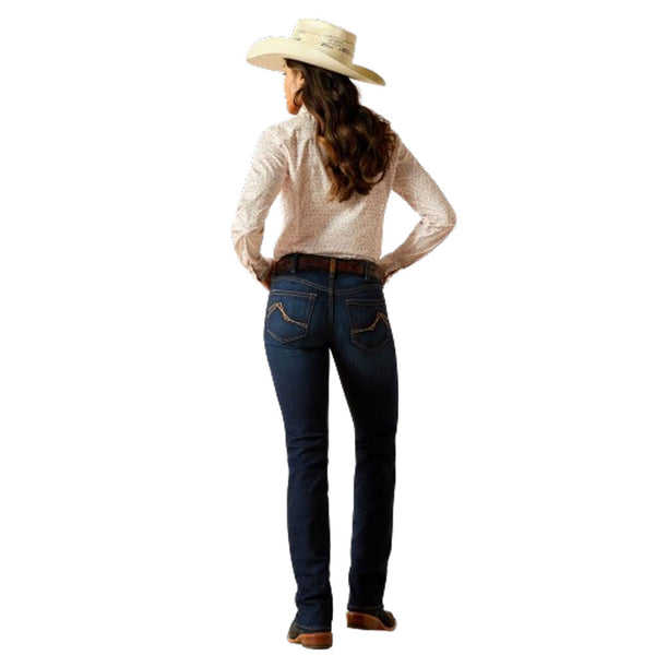 10051608 Ariat Women's Mid Rise Romana Straight Leg Jean - Pennsylvania