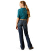 10051879 Ariat Girls' Olivia Trouser Jeans - Pacific