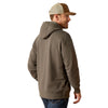 10051976 Ariat Men's Rebar Graphic Hooded Sweatshirt -Beluga Heather/Black