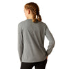 10052025 Ariat Youth Champion Pony Long Sleeve T-Shirt - Heather Grey