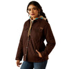 10052401 Ariat Women's Grizzly Quilted Barn Jacket - Mole