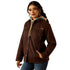 10052401 Ariat Women's Grizzly Quilted Barn Jacket - Mole