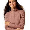 10052404 Ariat Women's Laguna 2.0 1/4 Zip Top - Twilight Mauve