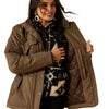 10052433 Ariat Women's Grizzly 2.0 Conceal Carry Parka - Banyon Bark