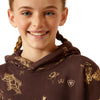 10052473 Ariat Girls' Ranch Scene Hoodie - Ranchin Print