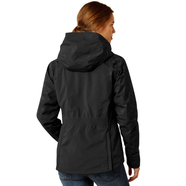 10052658 Ariat Women's Valor 2.0 Waterproof Jacket - Black/Camo