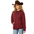 10052683 Ariat Women's Ariat Logo 2.0 Hoodie - Tawny Port