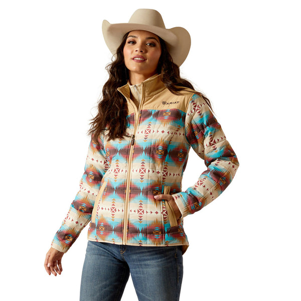 10052828 Ariat Women's REAL Crius Insulated Concealed Carry Jacket - Serrano Southwest Print