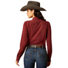 10052977 Ariat Women's Kirby Pro Long Sleeve Shirt - Tawny Port