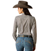 10052979 Ariat Women's Kirby Pro Long Sleeve Shirt - Relic/White Stripe