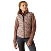 10053411 Ariat Youth Bella Reversible Insulated Vest - Scattering Horses