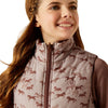 10053411 Ariat Youth Bella Reversible Insulated Vest - Scattering Horses