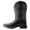 10053600 Ariat Women's Ranahan Round Toe Western Boot - Black Deertan