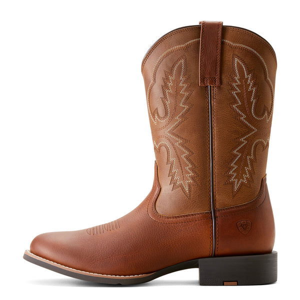 10053658 Ariat Men's Sport Stratten Cowboy Boot - Peanut