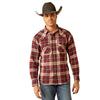 10053879 Ariat Men's Harlee Retro Fit Shirt - Windsor Wine