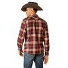 10053879 Ariat Men's Harlee Retro Fit Shirt - Windsor Wine