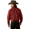 10053898 Ariat Men's Jaydon Classic Fit Long Sleeve Button Down Shirt - Red Paisley