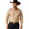 10053909 Ariat Men's Wrinkle Free Frazier Classic Fit Long Sleeve Button Down Shirt - Tan