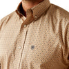 10053909 Ariat Men's Wrinkle Free Frazier Classic Fit Long Sleeve Button Down Shirt - Tan