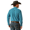 10053923 Ariat Men's Petey Classic Fit Long Sleeve Button down Shirt - Dark Teal