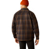 10053934 Ariat Men's Hawthorn Retro Shirt Jacket - Black Plaid