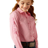 10053943 Ariat Girls' Team Kirby Shirt - Prism Pink