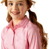 10053943 Ariat Girls' Team Kirby Shirt - Prism Pink