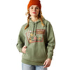 10053959 Ariat Women's Route 66 Hoodie - Sea Spray