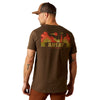 10054004 Ariat Modern Mesa Short Sleeve T-Shirt - Brown Heather