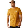 10054005 Ariat Men's Ariat Serape Seal Short Sleeve T-Shirt - Harvest Gold