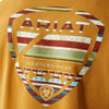 10054005 Ariat Men's Ariat Serape Seal Short Sleeve T-Shirt - Harvest Gold