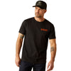 10054006 Ariat Men's Ariat Denim Badge Short Sleeve T-Shirt - Black