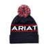 10054109 Ariat Team Beanie Pom Hat - Team Navy