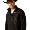 10054234 Ariat Men's Pioneer StretchShell Mexico Jacket - Black