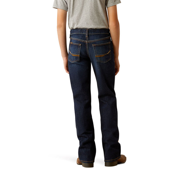 10058926 Ariat Boys' Rolland Boot Cut Jeans - Pima