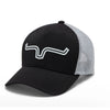 Kimes Ranch 110 Double Trac Trucker Hat - Black