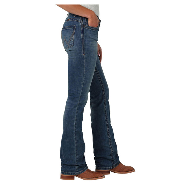 112336749 Wrangler Women's Ultimate Riding Mid Rise Bootcut Willow Jean - Marie