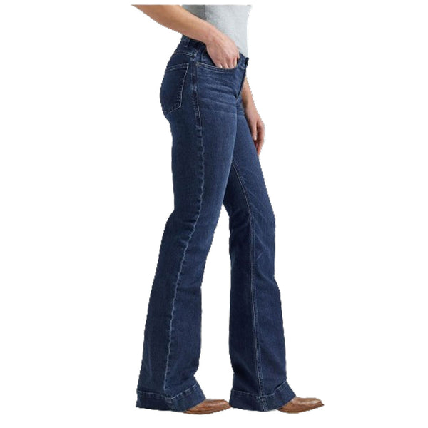 112352986 Wrangler Women's Ultimate Riding Willow Mid Rise Trouser Jean - Sloane