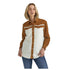 112353000 Wrangler Women's Retro Americana Sherpa Shirt-Jacket - Caramel