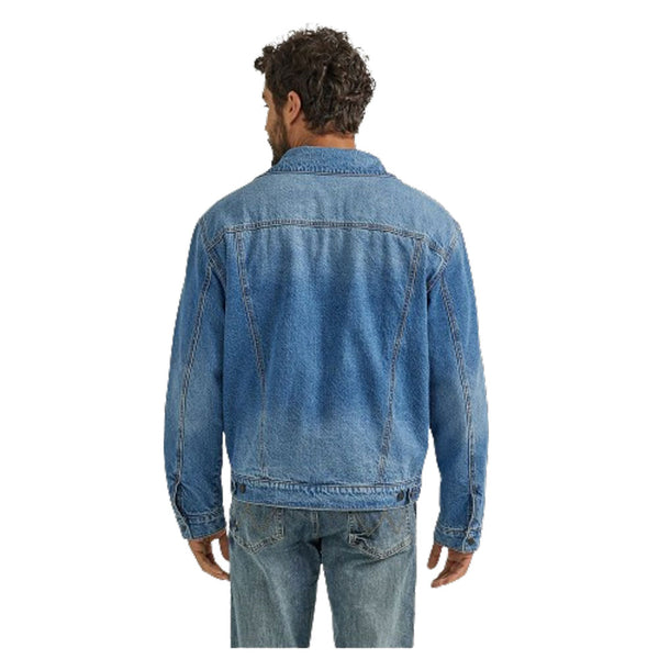 112353363 Wrangler Men's Retro Sherpa Lined Denim Jacket - Rodeo Nights