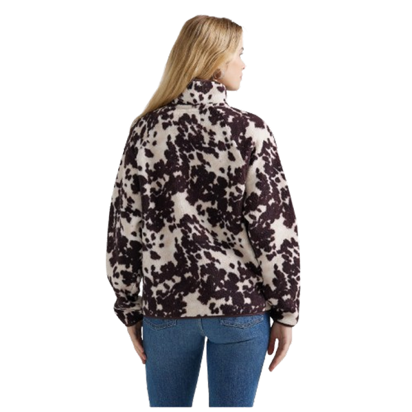 112356667 Wrangler Women's Retro® Full Snap Sherpa Jacket - Brown Cow