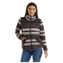 112356674 Wrangler Women's Southwestern Contrast Full Zip Sherpa Jacket - Serape Brown