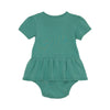 112359429 Wrangler Baby Girl Long Sleeve Skirted Bodysuit - Teal