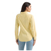 112361387 Wrangler Women's Retro Punchy Snap Top - Yellow