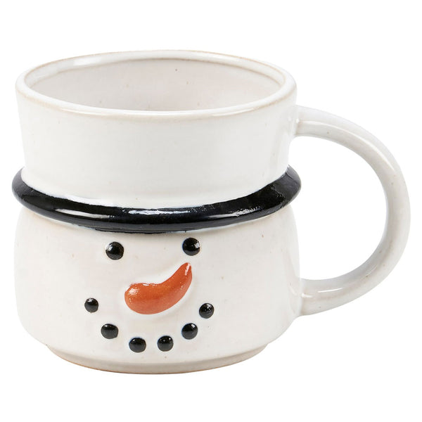 114538 Primitives by Kathy Mug Set- Stacked Snowman